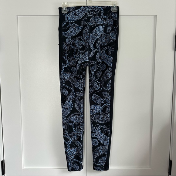 WITH Sky Blue Paisley Leggings - Picture 4 of 8